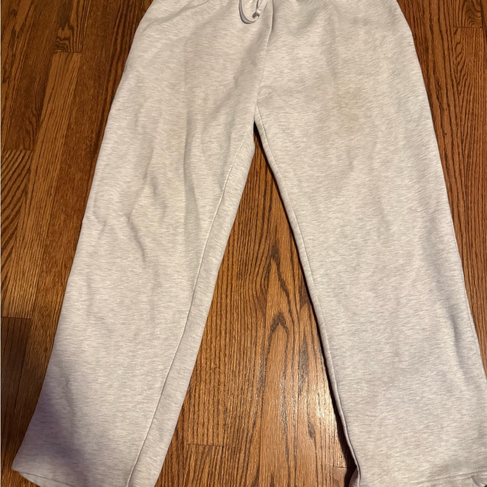 Boohoo Gray Sweatpants Relaxed Fit Joggers